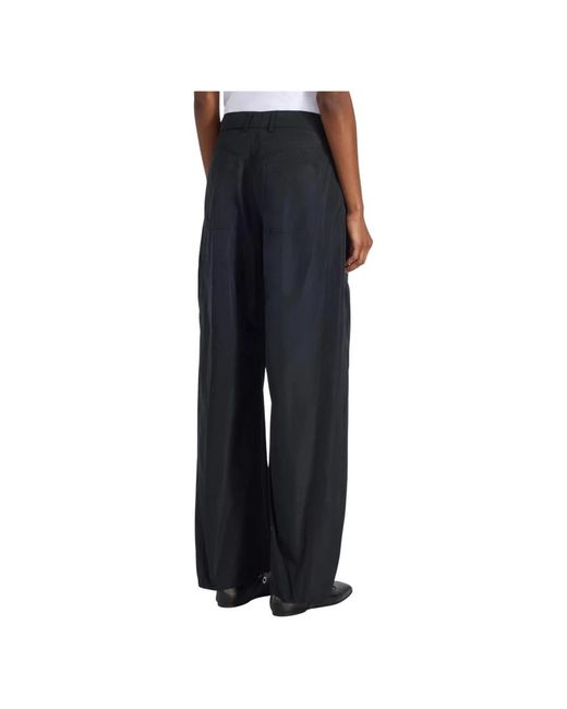 Liviana Conti Blue Wide Trousers