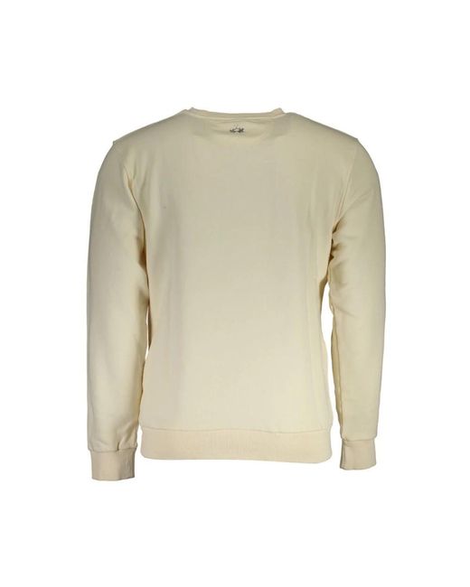 La Martina White Sweatshirts for men