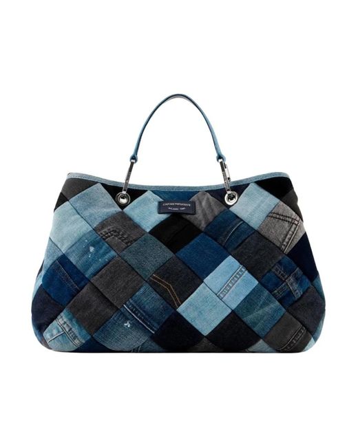 Emporio Armani Blue Handbags