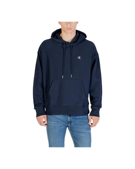 Calvin Klein Blue Hoodies for men