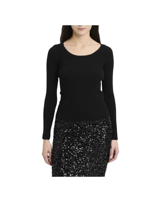 Marella Black Dilly Strickpullover Mit Langen Ärmeln