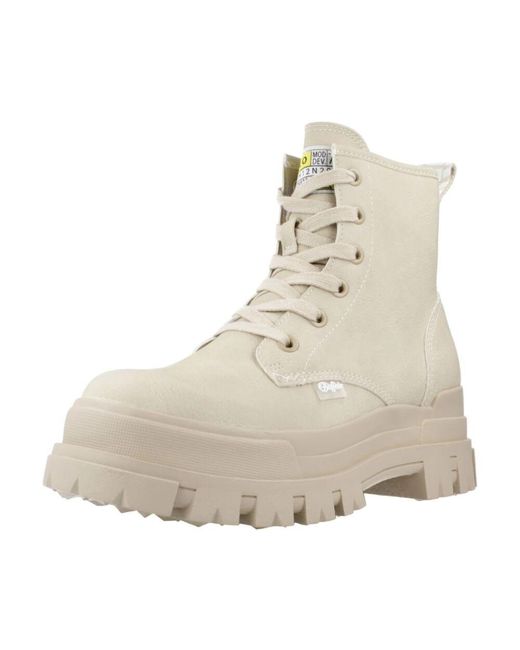 Lace-Up Boots Buffalo de color Natural