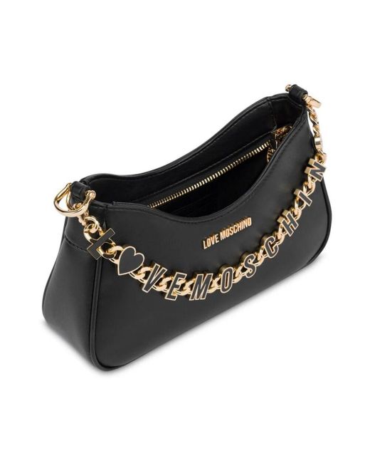 Shoulder Bags di Love Moschino in Black