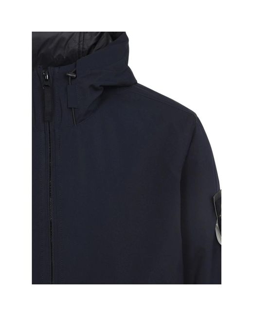 Stone Island Soft Shell-R Jas in het Blue voor heren