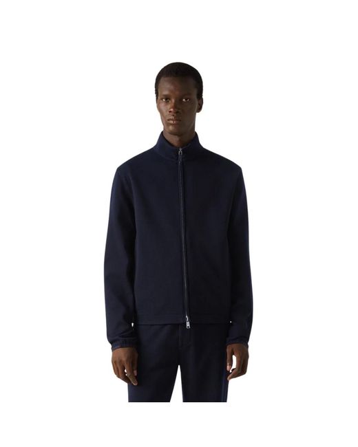 Zegna Blue Zip-Throughs for men