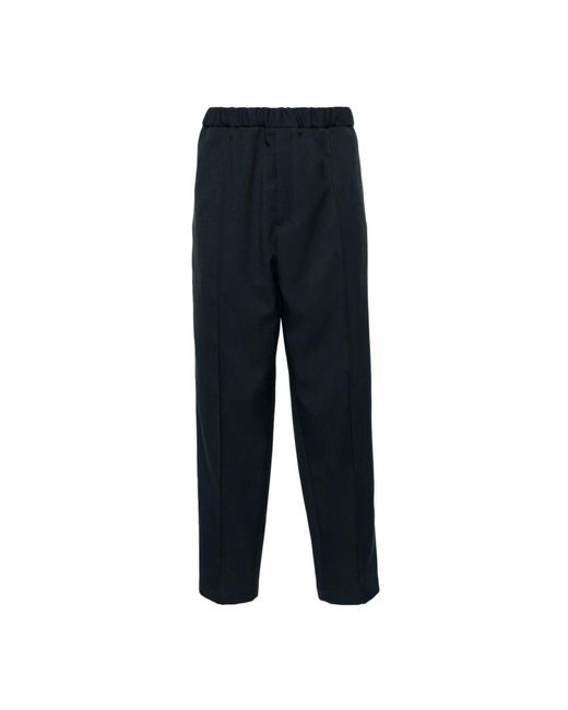 Jil Sander Blue Slim-Fit Trousers for men