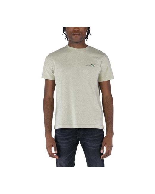 A.P.C. T-Shirts in het Gray voor heren