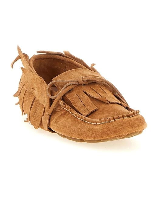 Alberta Ferretti Brown Loafers
