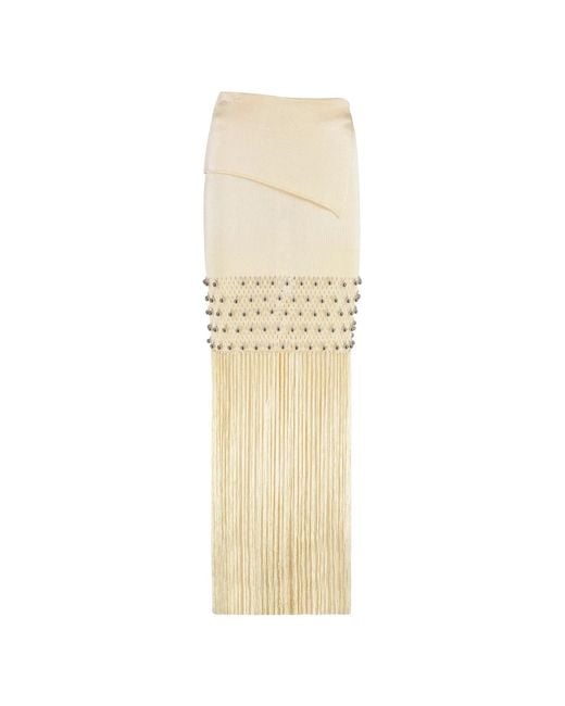 Maxi Skirts di Rabanne in Natural