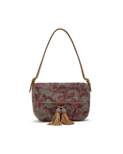 Maliparmi Brown Shoulder Bags