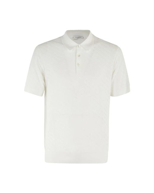 Tops > polo shirts Paolo Pecora pour homme en coloris White