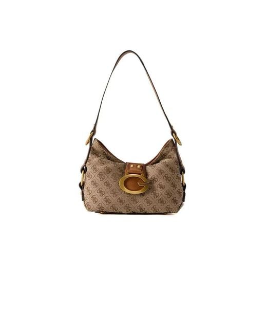 Guess Brown Shoulder Bags