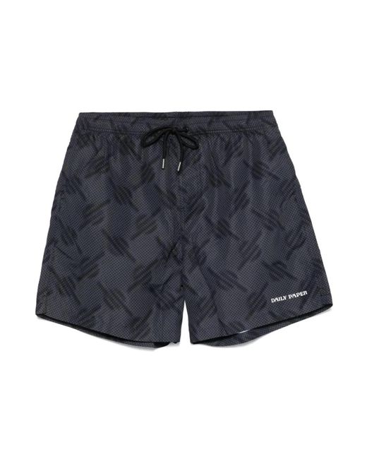 Beachwear Daily Paper de hombre de color Blue