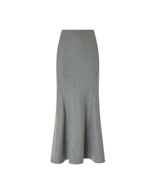 Pinko Gray Maxi Skirts