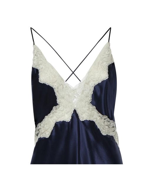 Alberta Ferretti Korte Jurk in het Blue