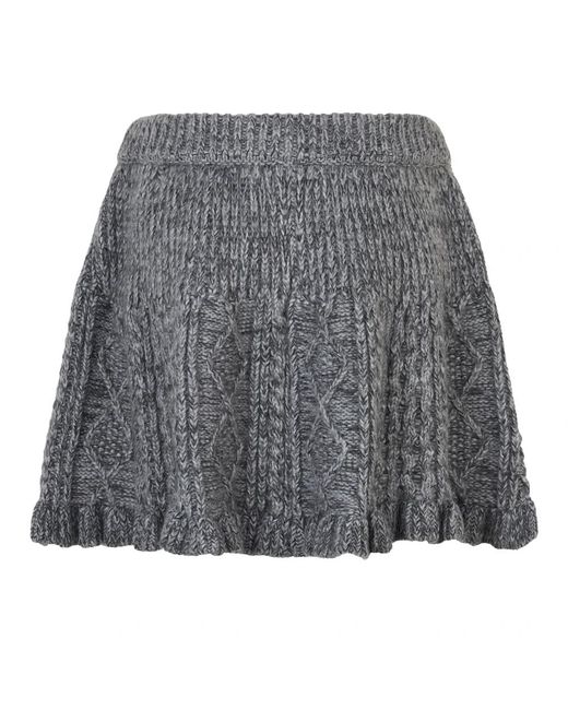 RED Valentino Gray Short Skirts