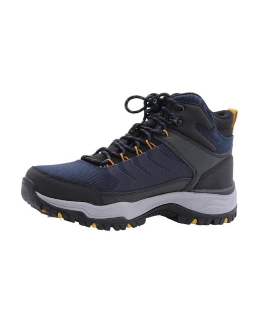 Skechers Blue Lace-Up Boots for men