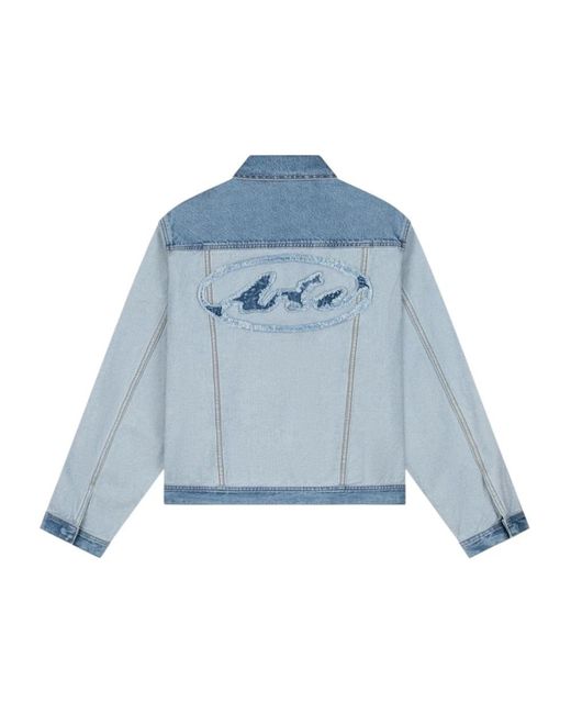 Arte' Denim Inside/Out Jacket in het Blue voor heren