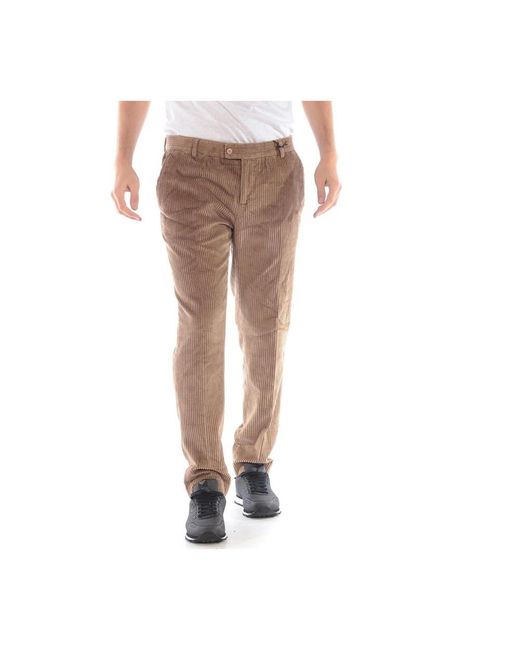 Daniele Alessandrini Brown Chinos for men