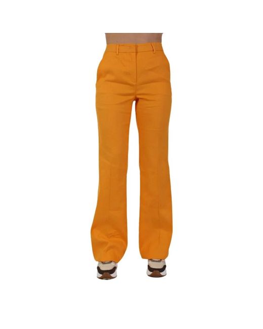 Marella Orange Wide Trousers