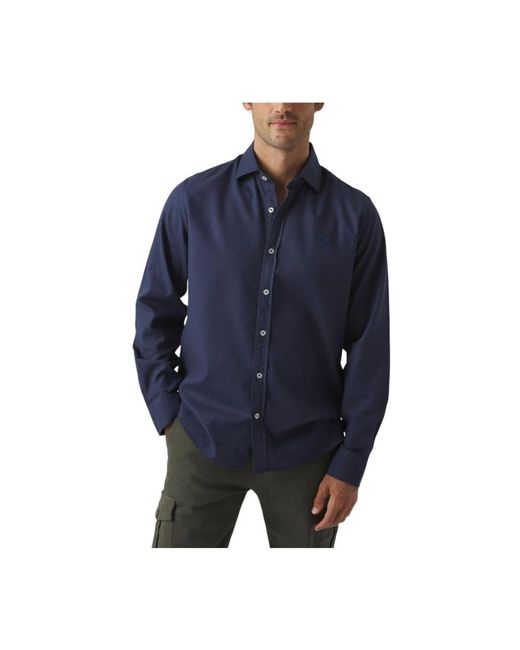 Scotta Overhemden ,Blauw ,Katoen Casual Overhemd in het Blue voor heren