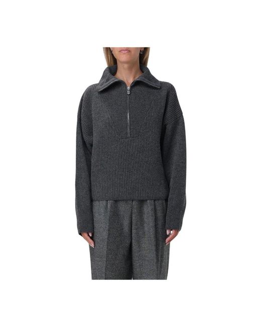 Pinko Black V-Neck Knitwear
