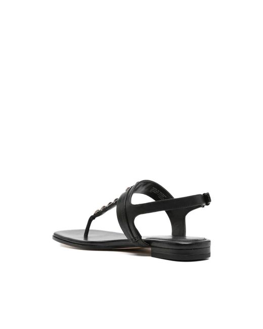 Michael Kors Black Flat Sandals