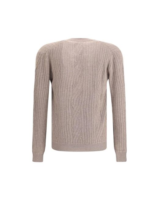 Brioni Cardigans in het Gray voor heren