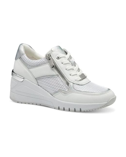Marco Tozzi Gray Sneakers