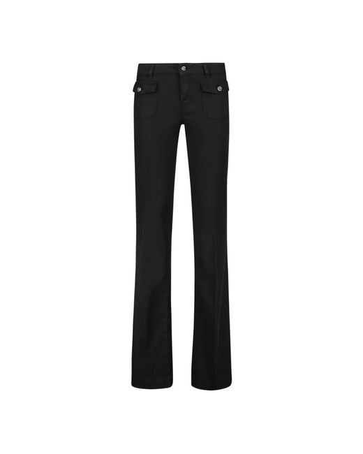 Boot-Cut Jeans Re-hash de color Black