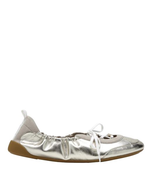 Chloé White Ballerina Shoes