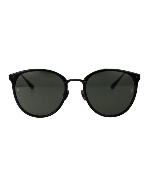 Linda Farrow Black Stylische sonnenbrille für sonnige tage