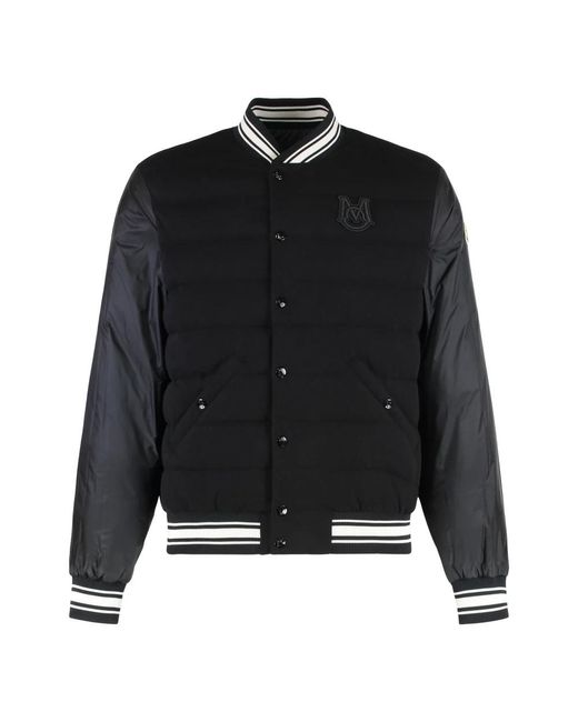Moncler Bouchet Bomber Down Jacket in het Black voor heren