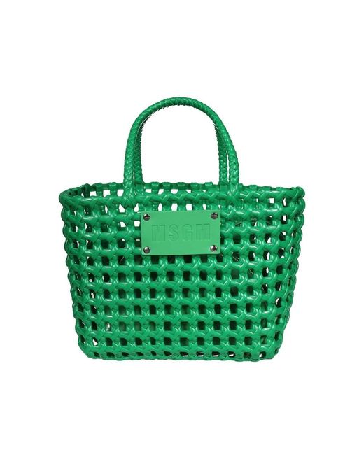 MSGM Green Handbags