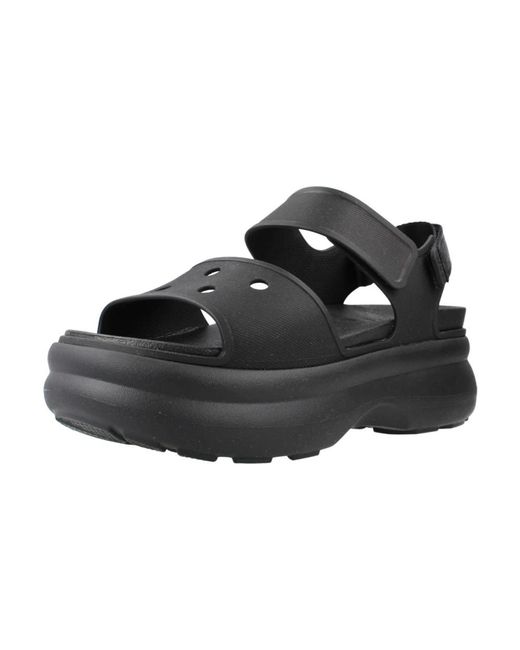 CROCSTM Black Soho Y Strap Sandale
