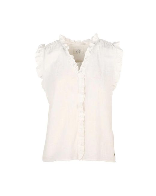 Des Petits Hauts Maglia Basic in het White