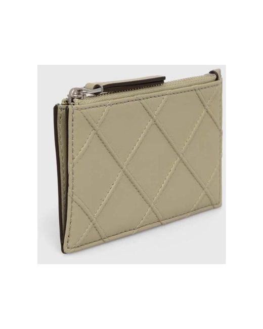 Tory Burch Fleming Soft Portemonnee in het Gray