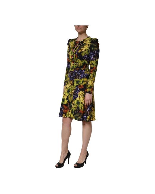 Dolce & Gabbana Yellow Midi Dresses