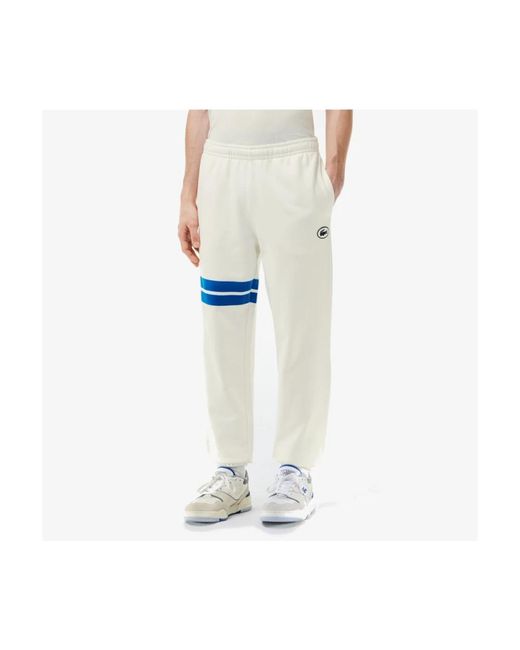 Trousers > sweatpants Lacoste pour homme en coloris White