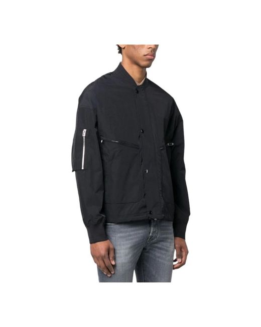 Emporio Armani Blue Bomber Jackets for men