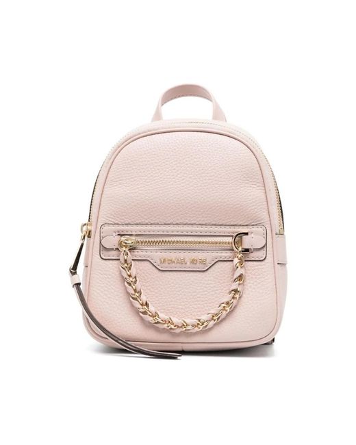 Michael Kors Pink Backpacks