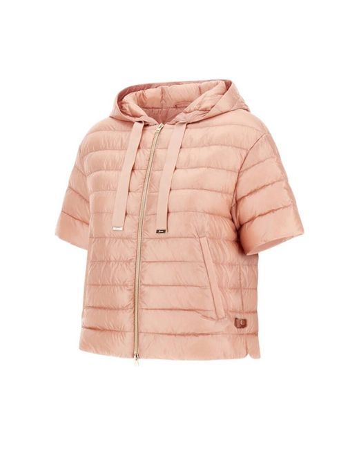 Herno Kurze Pinke Daunenjacke Damen