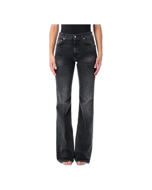 Haikure Flora Flared Jeans in het Blue