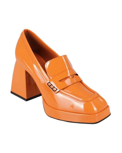 Giampaolo Viozzi Orange Pumps
