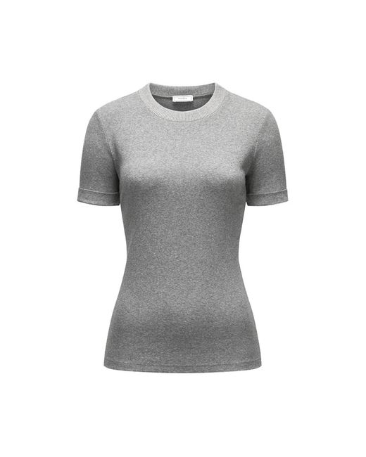 Peserico Gray Round-Neck Knitwear