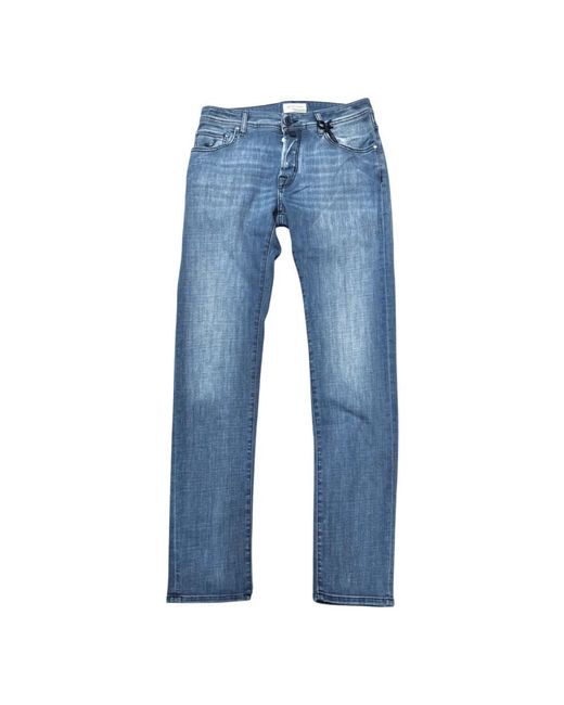 Jacob Cohen Blue Straight Fit Jeans for men