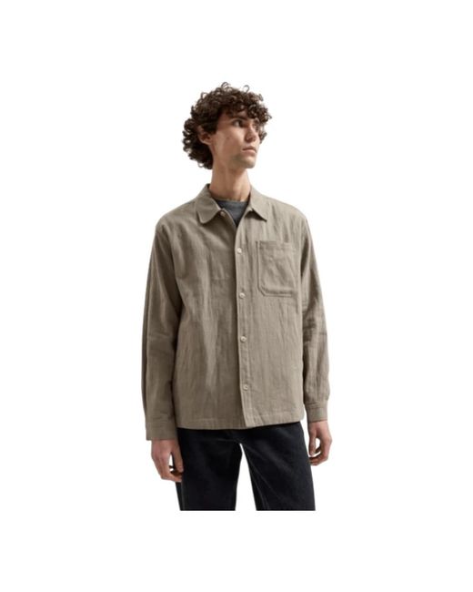 Light Jackets Brixtol Textiles de hombre de color Green