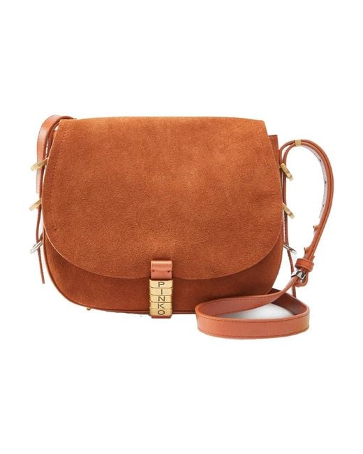Pinko Brown Cross Body Bags