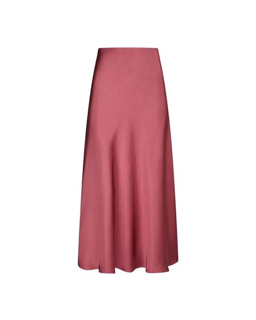 Neo Noir Pink Maxi Skirts