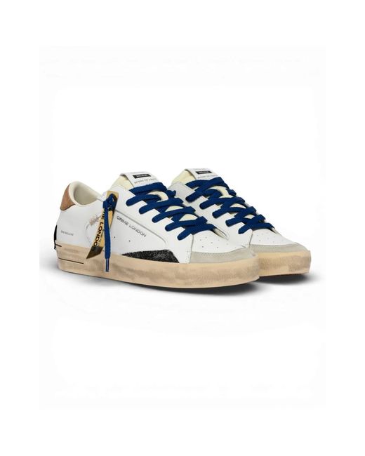 Crime London Blue Sneakers for men